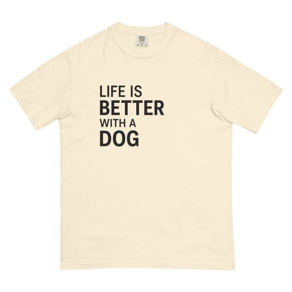 Unisex garment-dyed heavyweight t-shirt